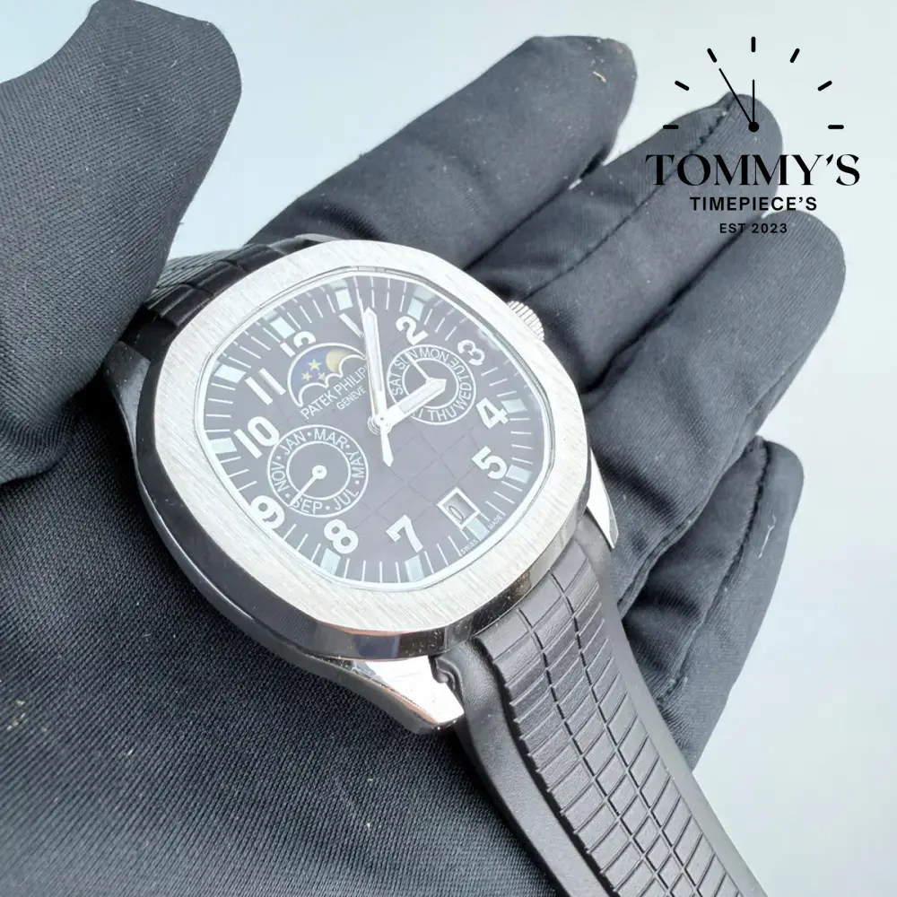 AAA+ Aquanaut Luce Annual Calendar Black Dial 40mm Rubber Strap - Image 2