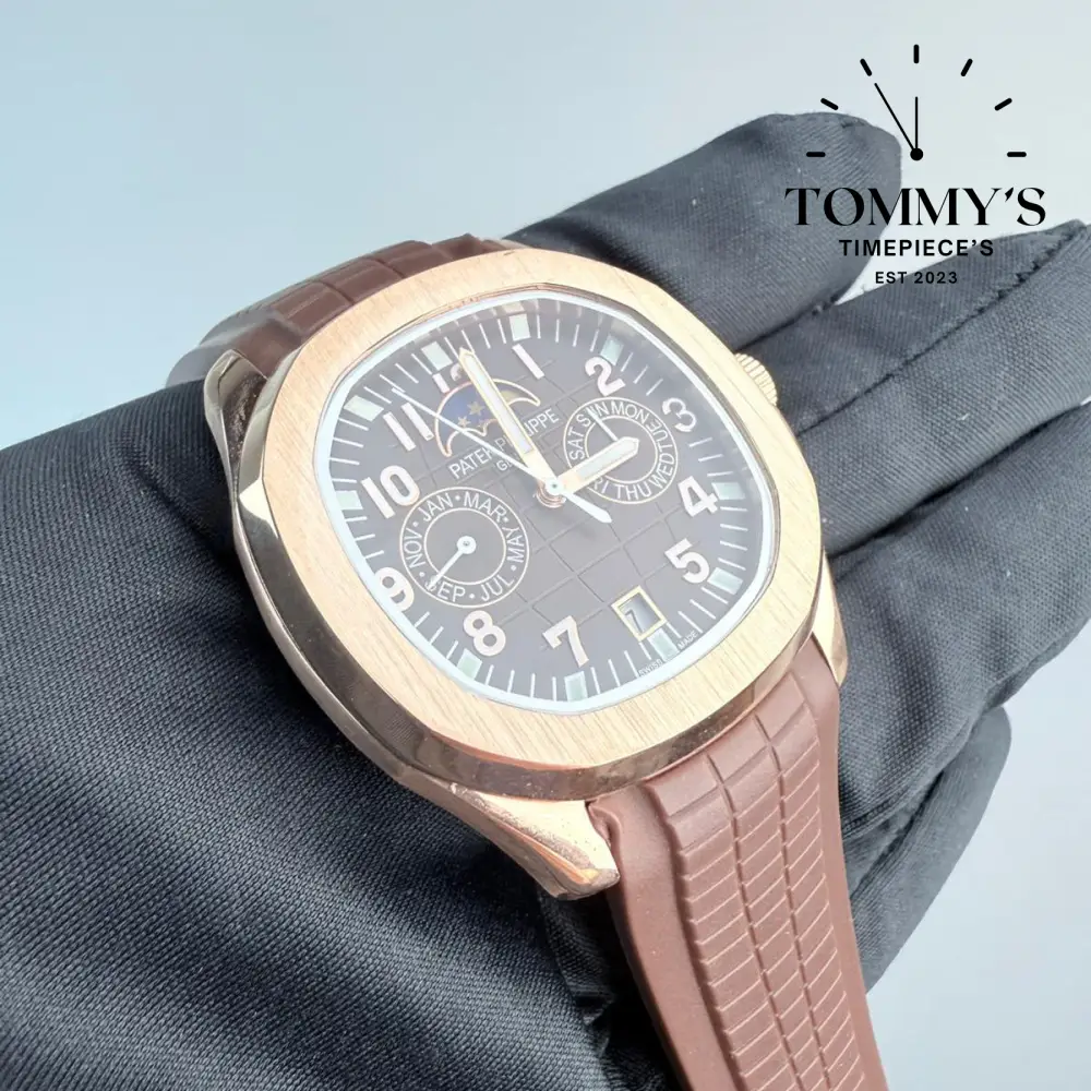 AAA+ Aquanaut Luce Annual Calendar Brown Dial 40mm Rubber Strap - Image 2