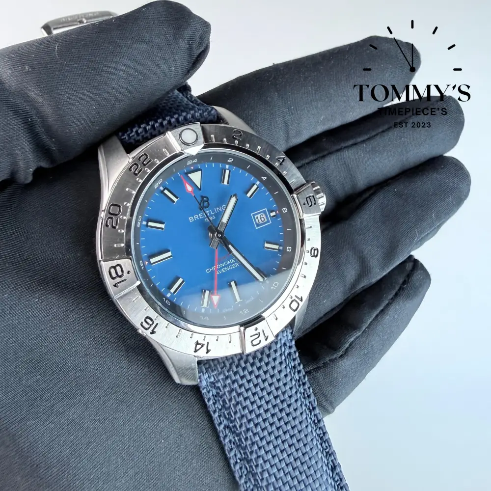 AAA+ Avenger Automatic GMT, 44mm Blue Dial - Image 2