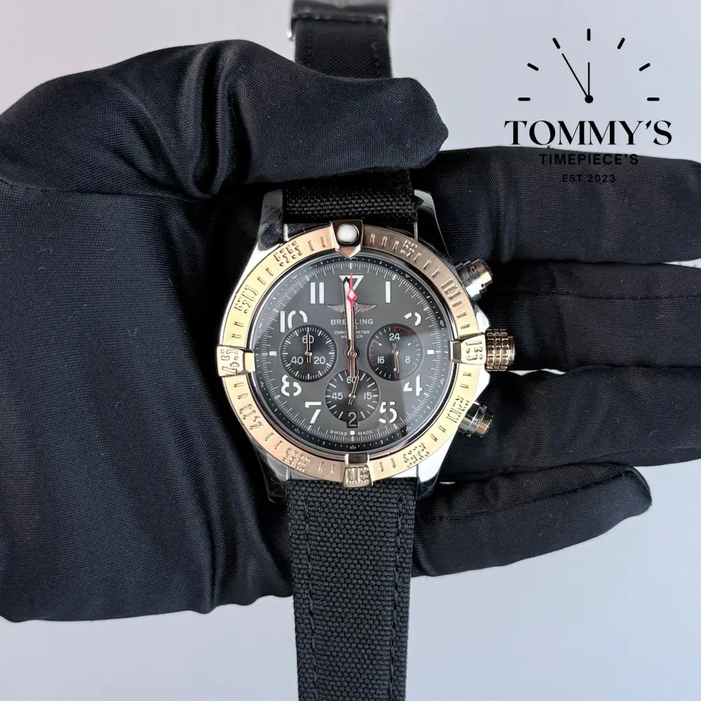 AAA+ Avenger B01 Chronograph, 45mm Grey Dial - Stainless Steel