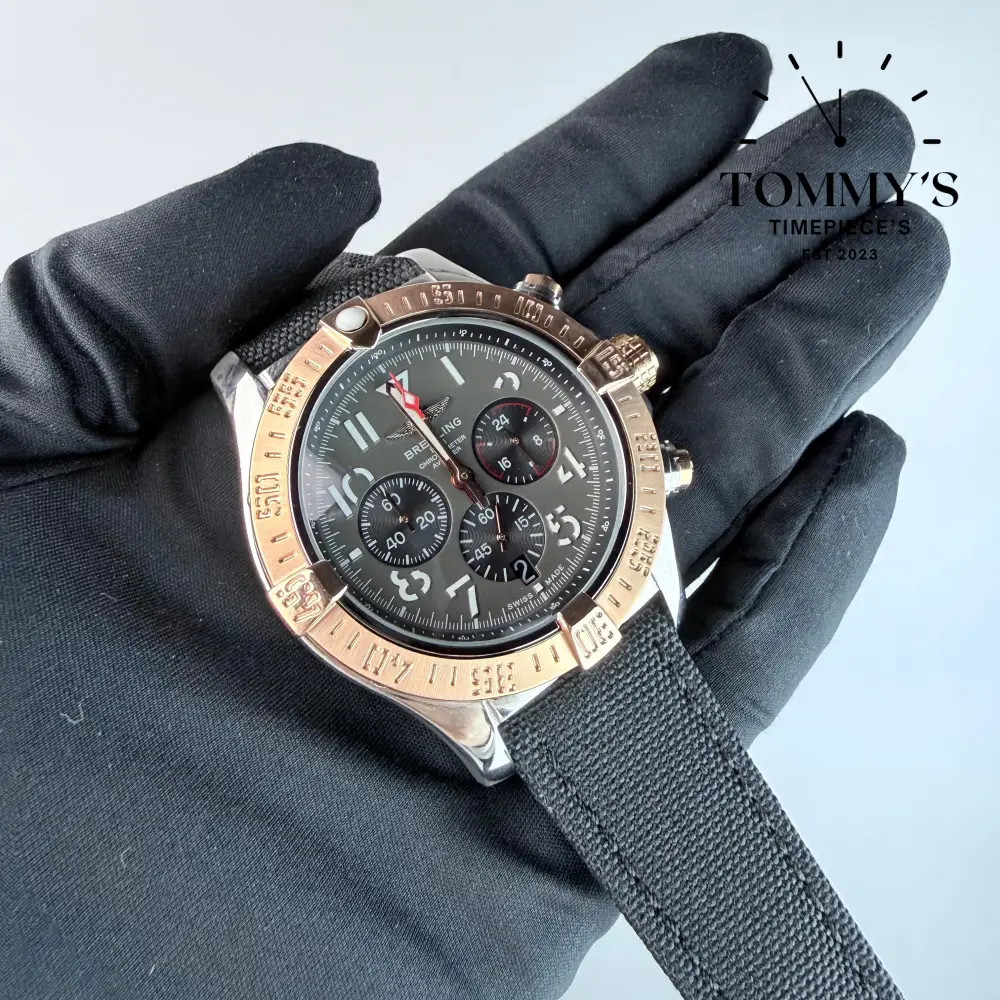 AAA+ Avenger B01 Chronograph, 45mm Grey Dial - Stainless Steel - Image 2