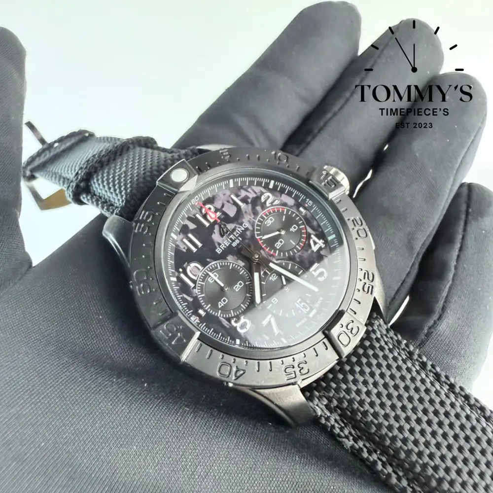 AAA+ Avenger Chronograph 44 Night Mission, Black Dial- (Black Ceramic Case) - Image 2