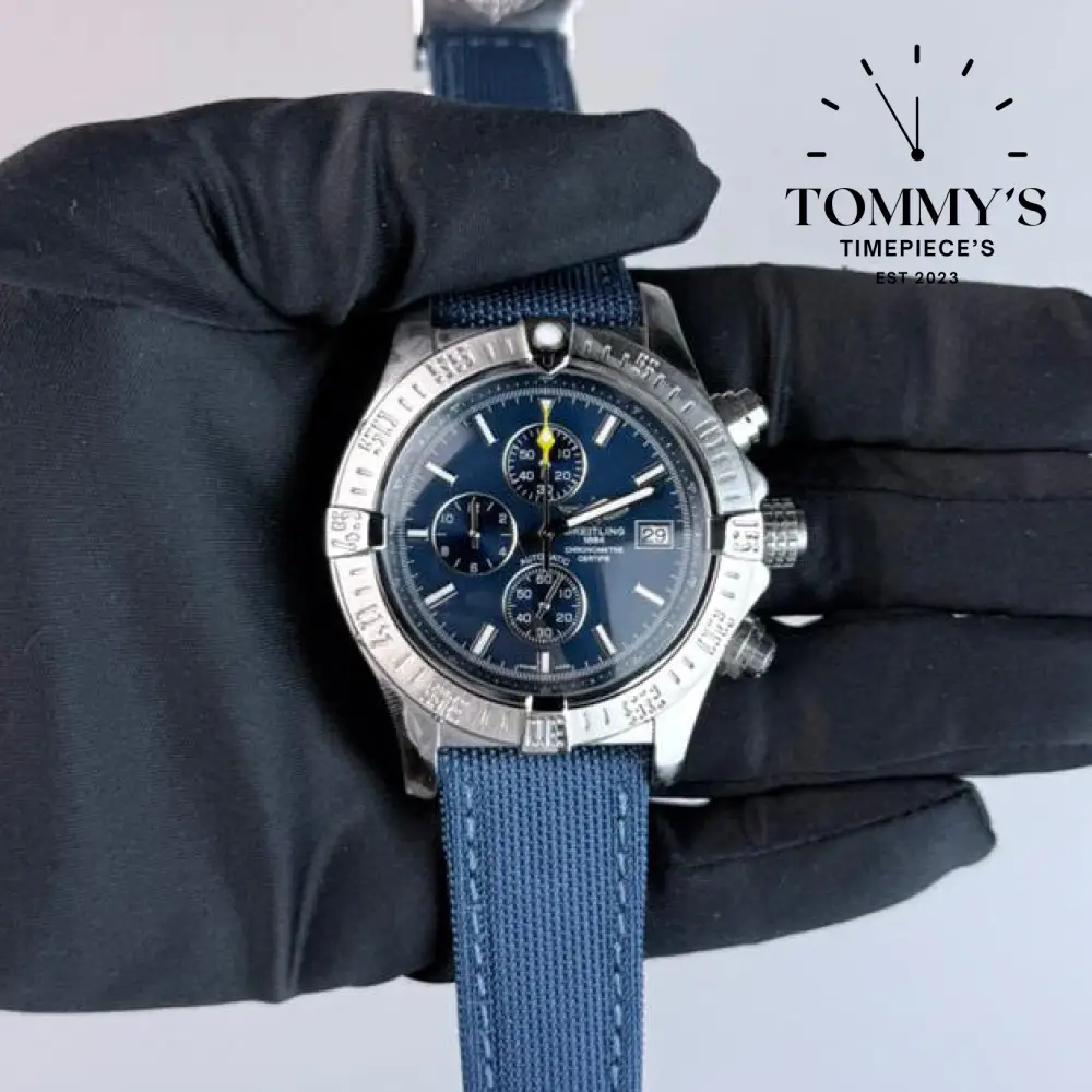 AAA+ Avenger Chronograph 45, Blue Dial - Stainless Steel