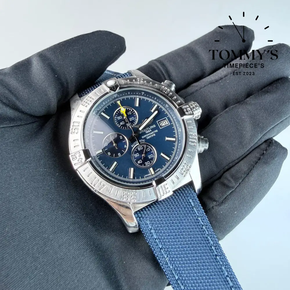 AAA+ Avenger Chronograph 45, Blue Dial - Stainless Steel - Image 2