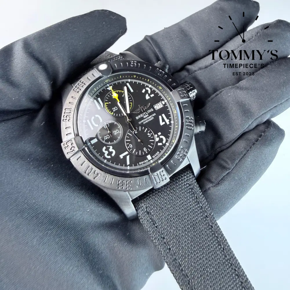 AAA+ Avenger Chronograph 45 Night Mission, Black Dial - Image 2