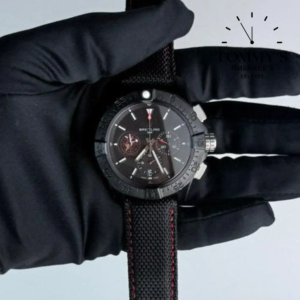 AAA+ Breitling Avenger B01 Chronograph 44 Night Mission USN "Dust Devils" - Black Ceramic