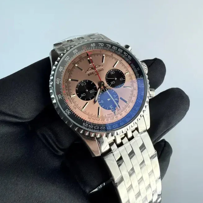 AAA+ Navitimer B01 Chronograph, 43mm Copper Dial - Stainless Steel - Image 2