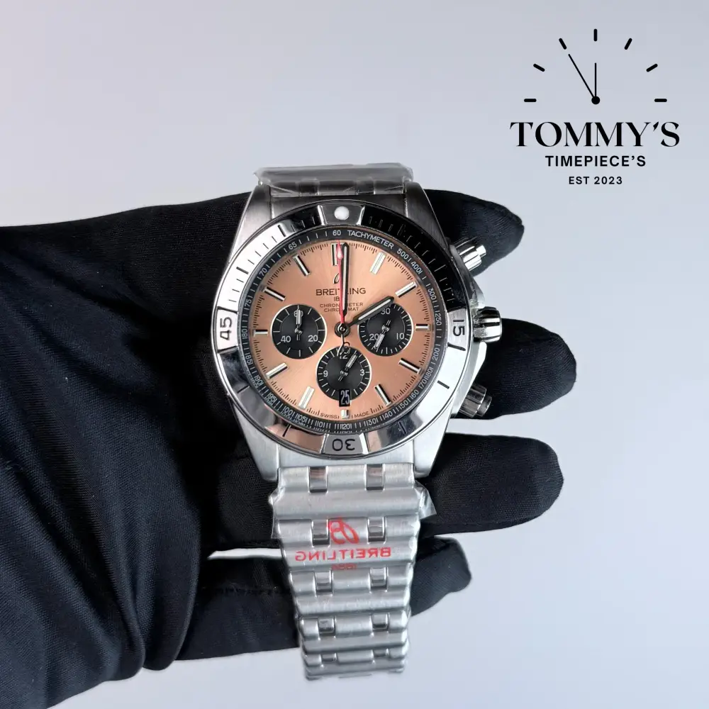 AAA+ Chronomat B01 42mm chronograph, Copper Dial - Stainless Steel