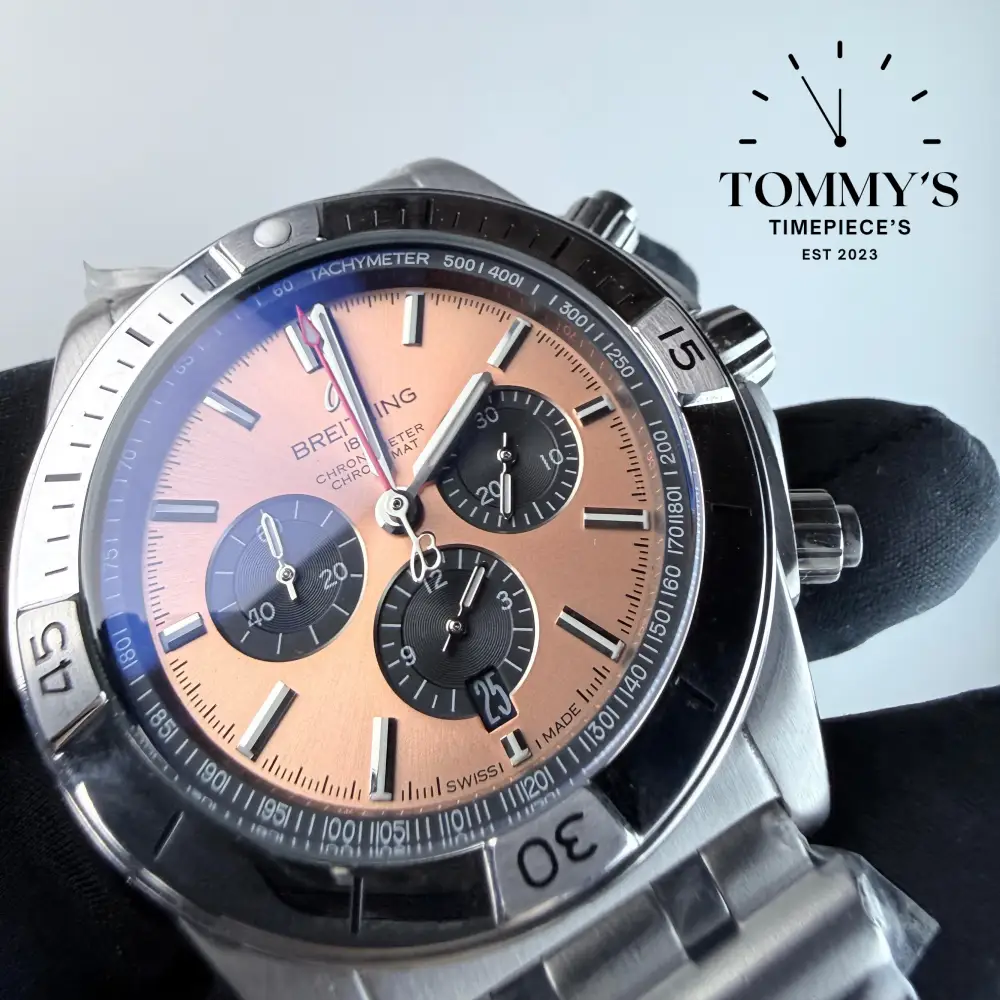 AAA+ Chronomat B01 42mm chronograph, Copper Dial - Stainless Steel - Image 2