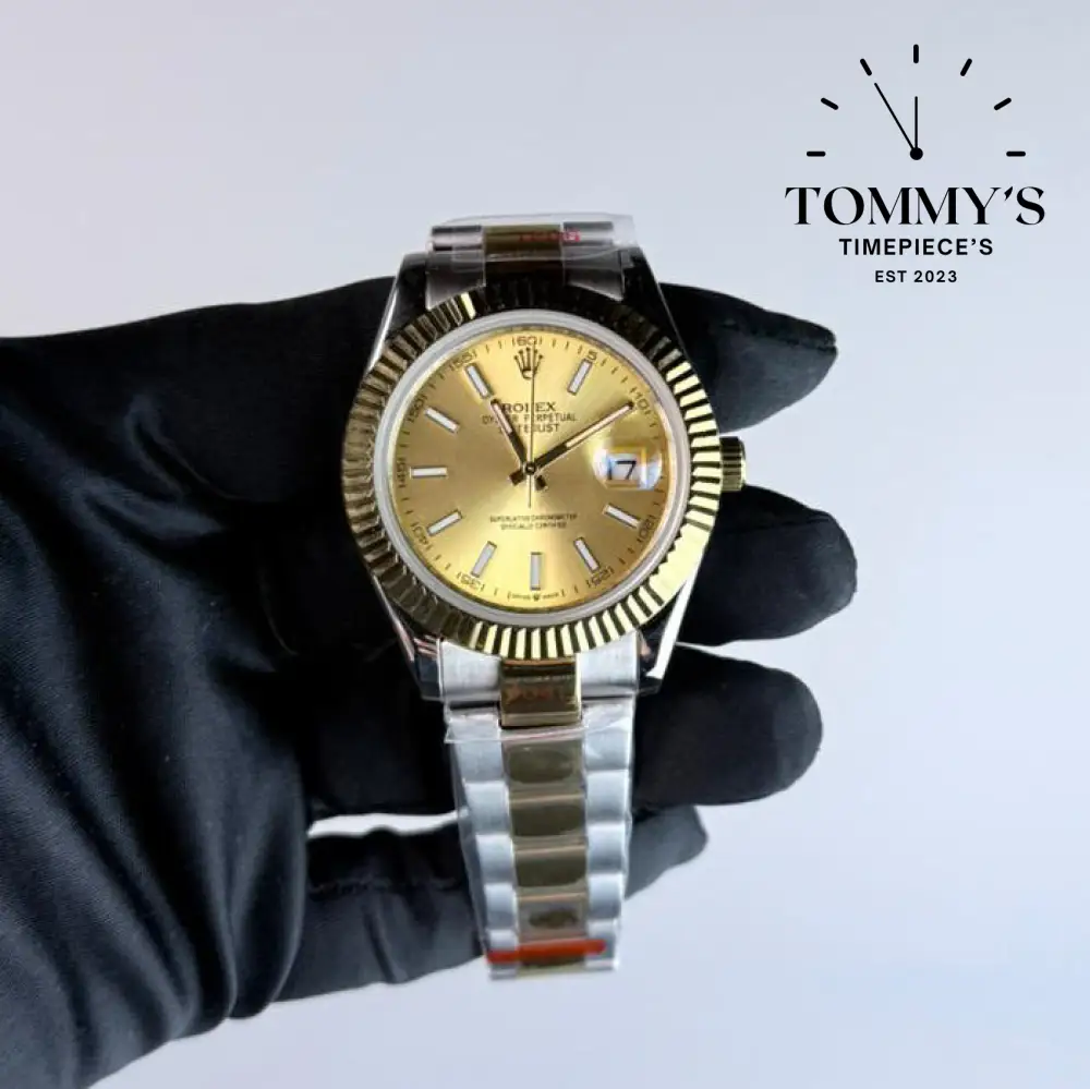 AAA+ Datejust (116333), 41mm champagne Dial-Oyster Bracelet (Fluted Bezel)