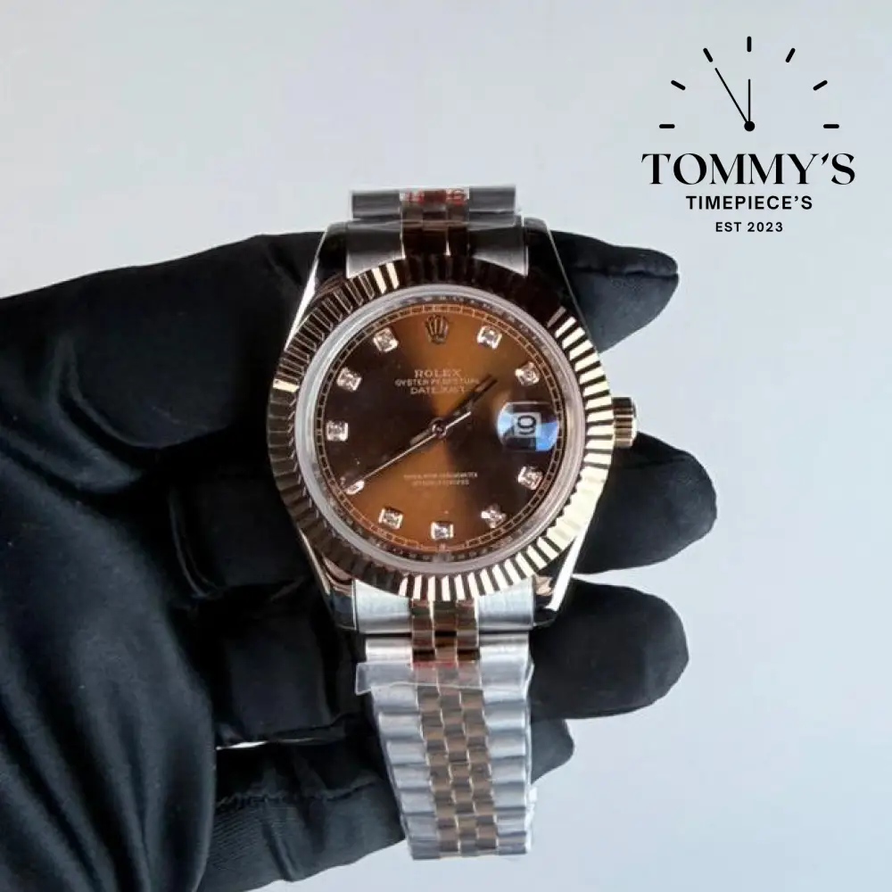AAA+ Datejust (126331), 41mm Chocolate Diamond Dial-Jubilee Bracelet (Fluted Bezel)