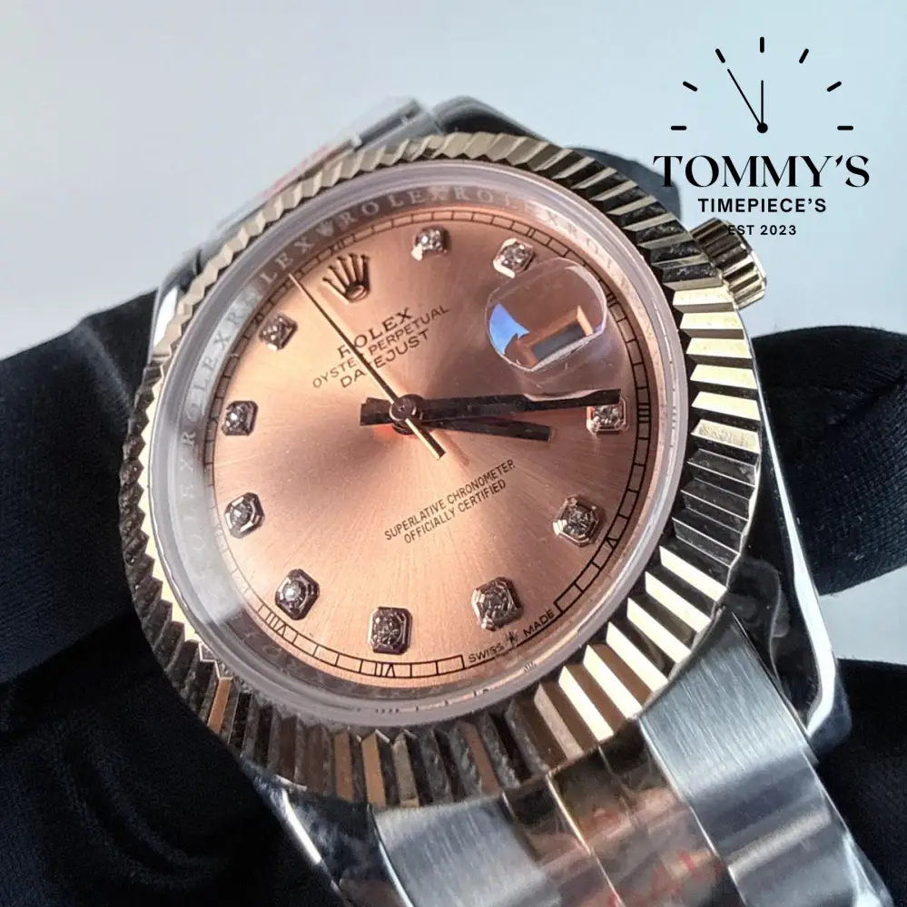 AAA+ Datejust (126331) 41mm Sundust Diamond Set Dial-Jubilee Bracelet (Fluted Bezel) - Image 2
