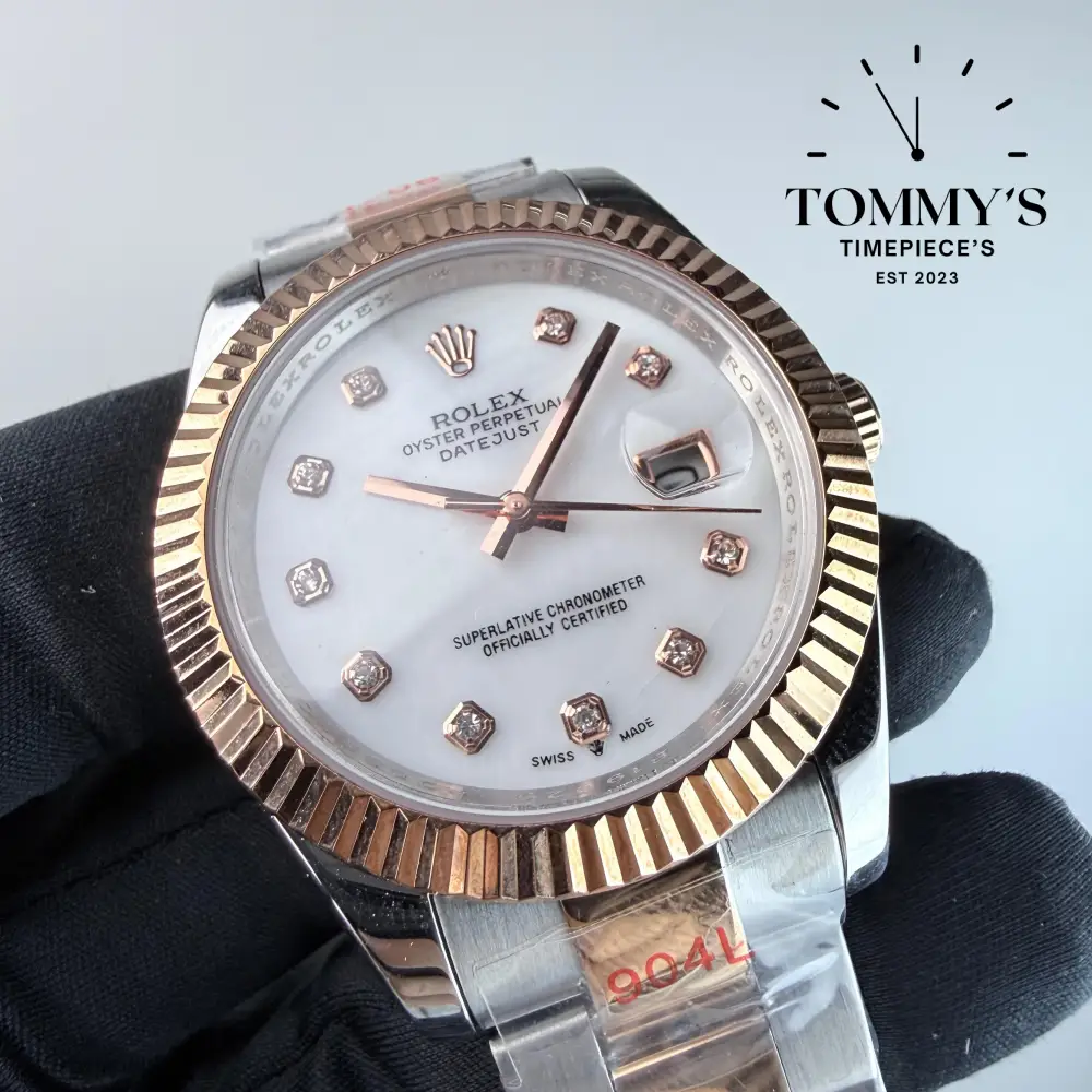 AAA+ Datejust (126331), 41mm White Dial-Oyster Bracelet (Fluted Bezel) - Image 2