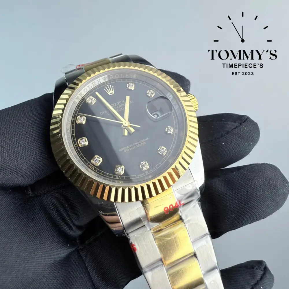 AAA+ Datejust, (126333) 41mm Black Dial-Bimetal Bracelet (Fluted Bezel) - Image 2