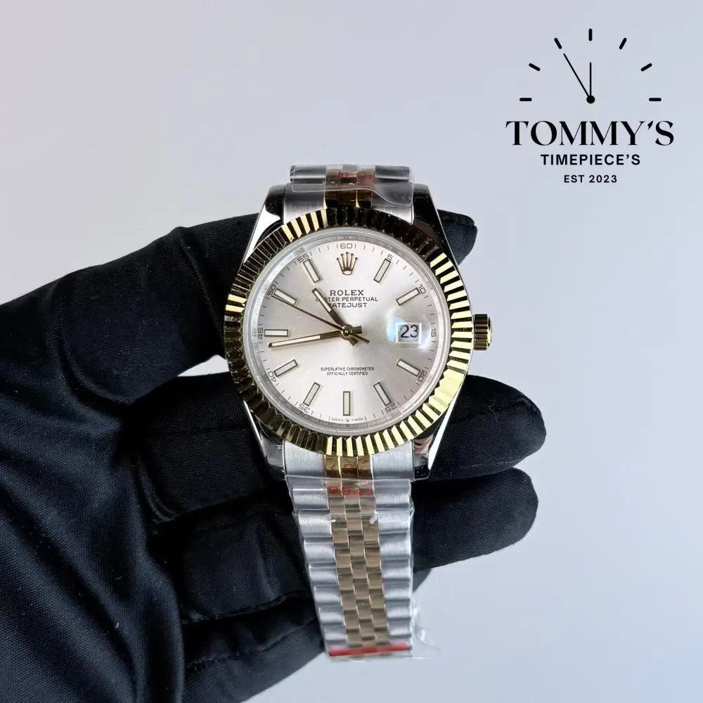 AAA+ Datejust (126333), 41mm Silver Dial-Jubilee Bracelet (Fluted Bezel)