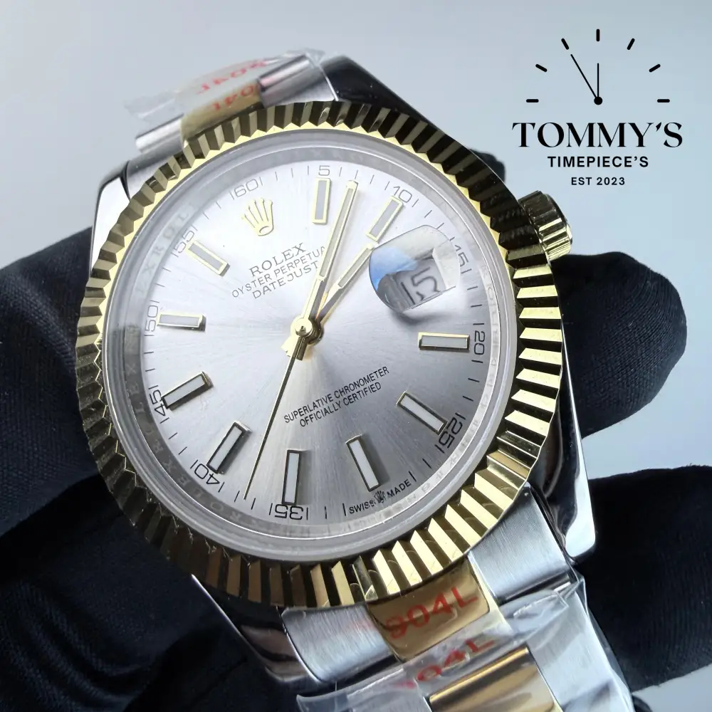 AAA+ Datejust (126333) 41mm Silver Dial- Oyster Bracelet (Fluted Bezel) - Image 2