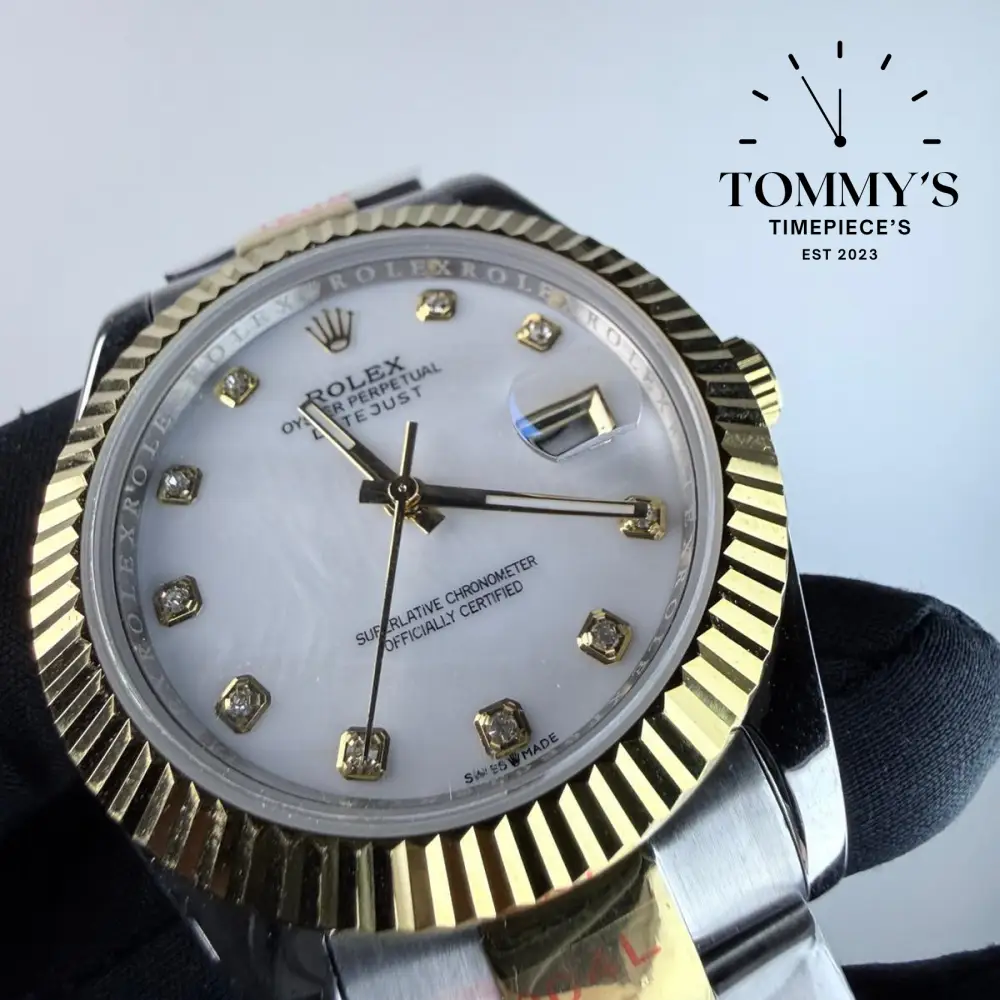 AAA+ Datejust (126333), 41mm White Dial-Oyster Bracelet (Fluted Bezel) - Image 2