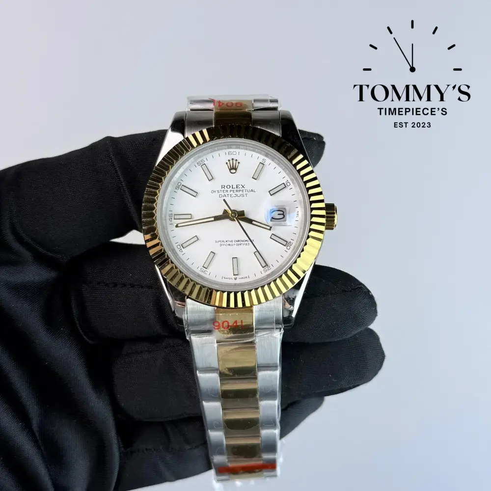 AAA+ Datejust (126333), 41mm White Dial-Oyster Bracelet (Fluted Bezel)