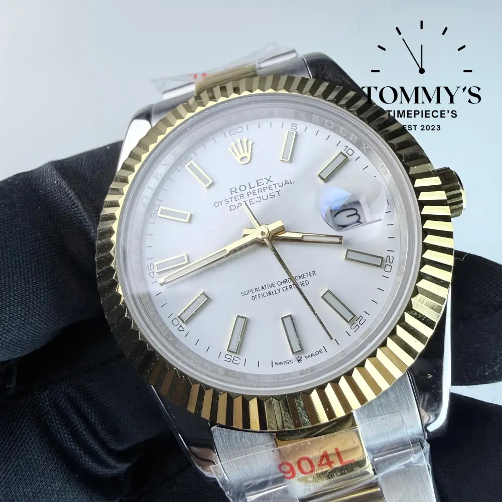 AAA+ Datejust (126333), 41mm White Dial-Oyster Bracelet (Fluted Bezel) - Image 2