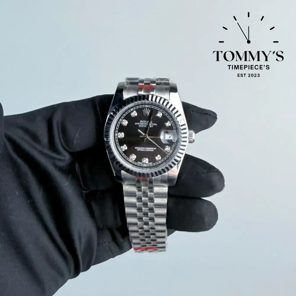 AAA+ Datejust, (126334) 36mm Black Dial-Jubilee Bracelet (Fluted Bezel)