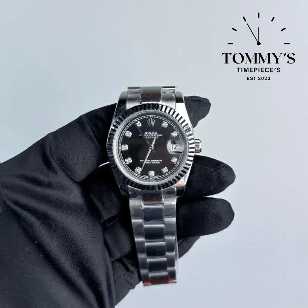 AAA+ Datejust, (126334) 36mm Black Dial-Oyster Bracelet (Fluted Bezel)
