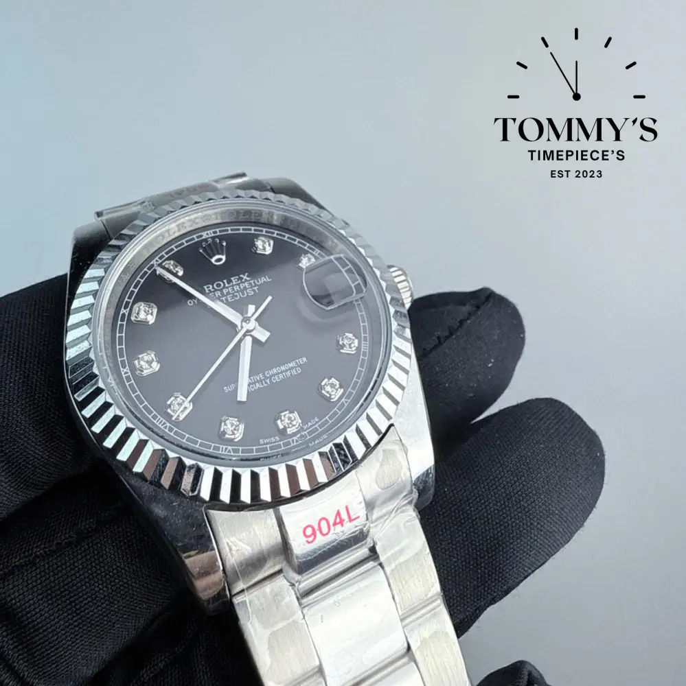 AAA+ Datejust, (126334) 36mm Black Dial-Oyster Bracelet (Fluted Bezel) - Image 2
