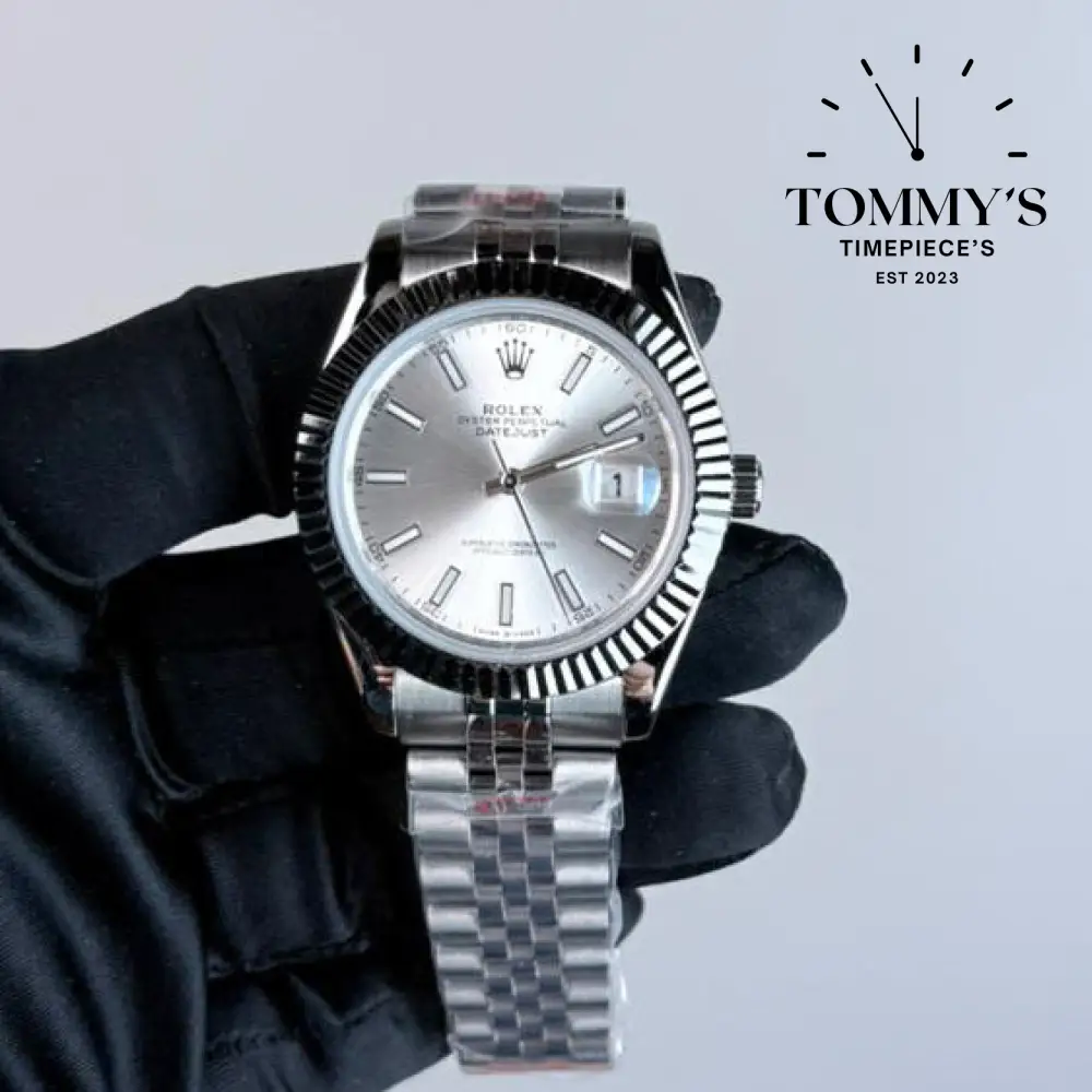 AAA+ Datejust (126334), 41mm Silver Dial-Jubilee Bracelet (Fluted Bezel)