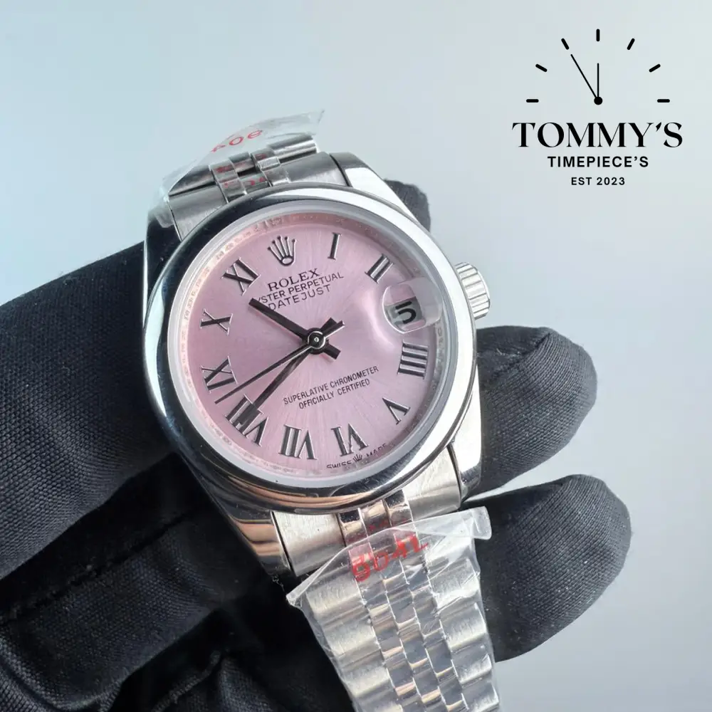 AAA+ Datejust, (278240) 28mm Pink Dial-Jubilee Bracelet (Smooth Bezel) - Image 2
