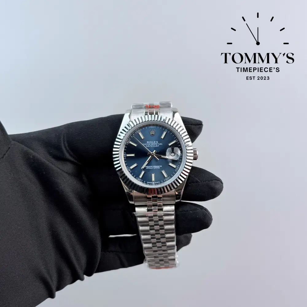 AAA+ Datejust, (126334) 41mm Blue Dial-Jubilee Bracelet (Fluted Bezel)