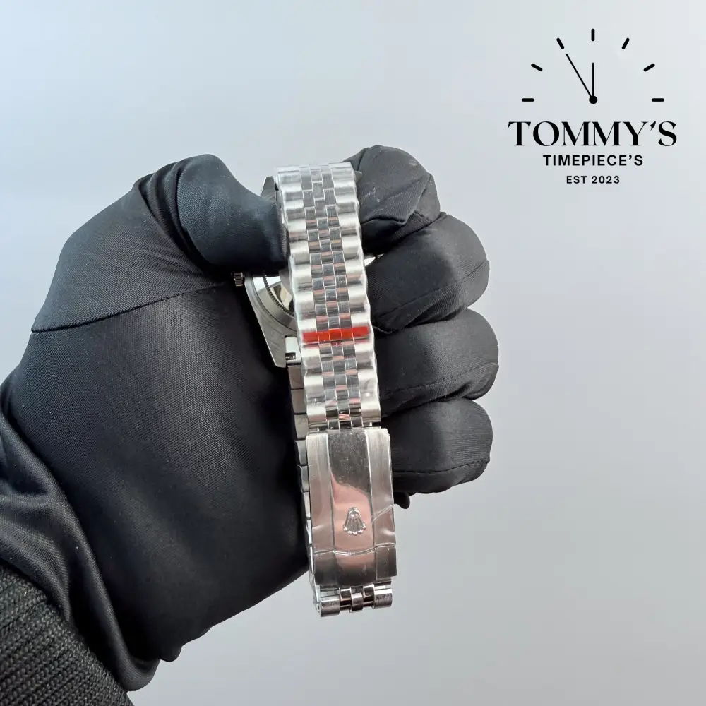 AAA+ Datejust, (126300) 41mm Ice Blue Arabic Dial-Jubilee Bracelet (Fluted Bezel) - Image 4