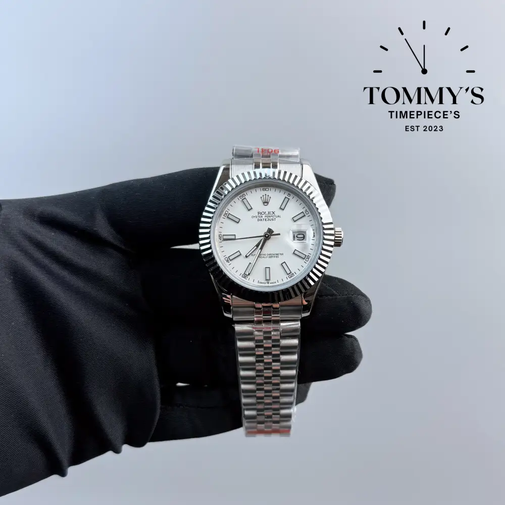 AAA+ Datejust, (m126334-0028) 41mm White Dial-Jubilee Bracelet (Fluted Bezel)