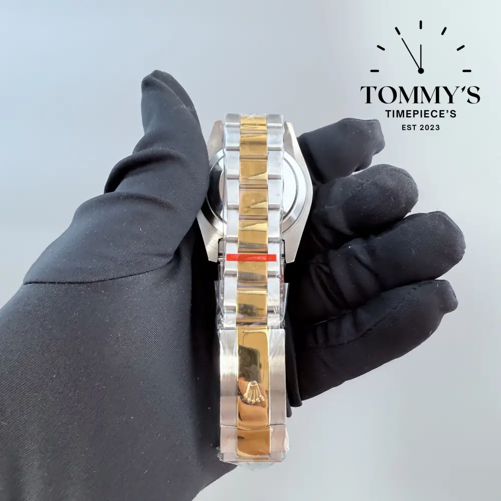 AAA+ Datejust, (126233) 41mm Silver Wimbledon Dial-Oyster Yellow Gold Bracelet (Fluted Bezel) - Image 4