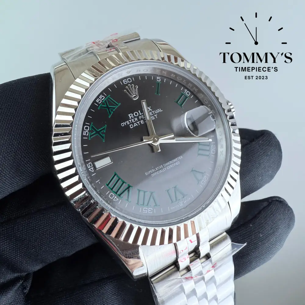 AAA+ Datejust, (126334) 41mm Wimbledon Dial-Jubilee Bracelet (Fluted Bezel) - Image 2
