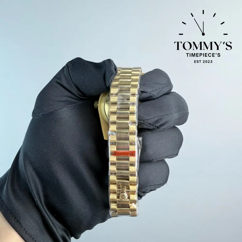 AAA+ Day Date, (18038) 40mm Yellow Gold Dial-Presidential Bracelet (Diamond Bezel) - Image 4