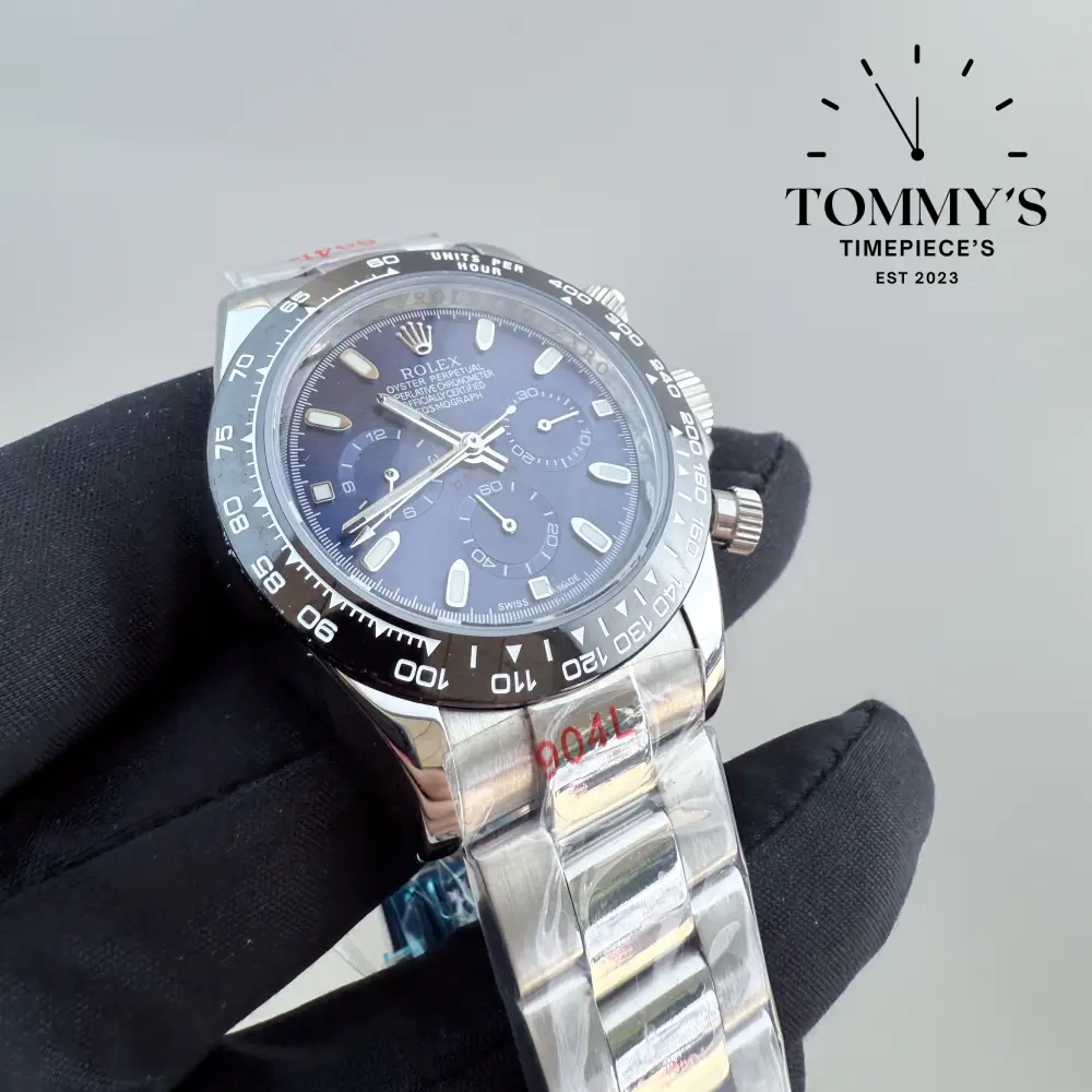AAA+ Daytona, (126500LN) 40mm Blue Dial-Oyster Bracelet (Platinum Bezel) - Image 2