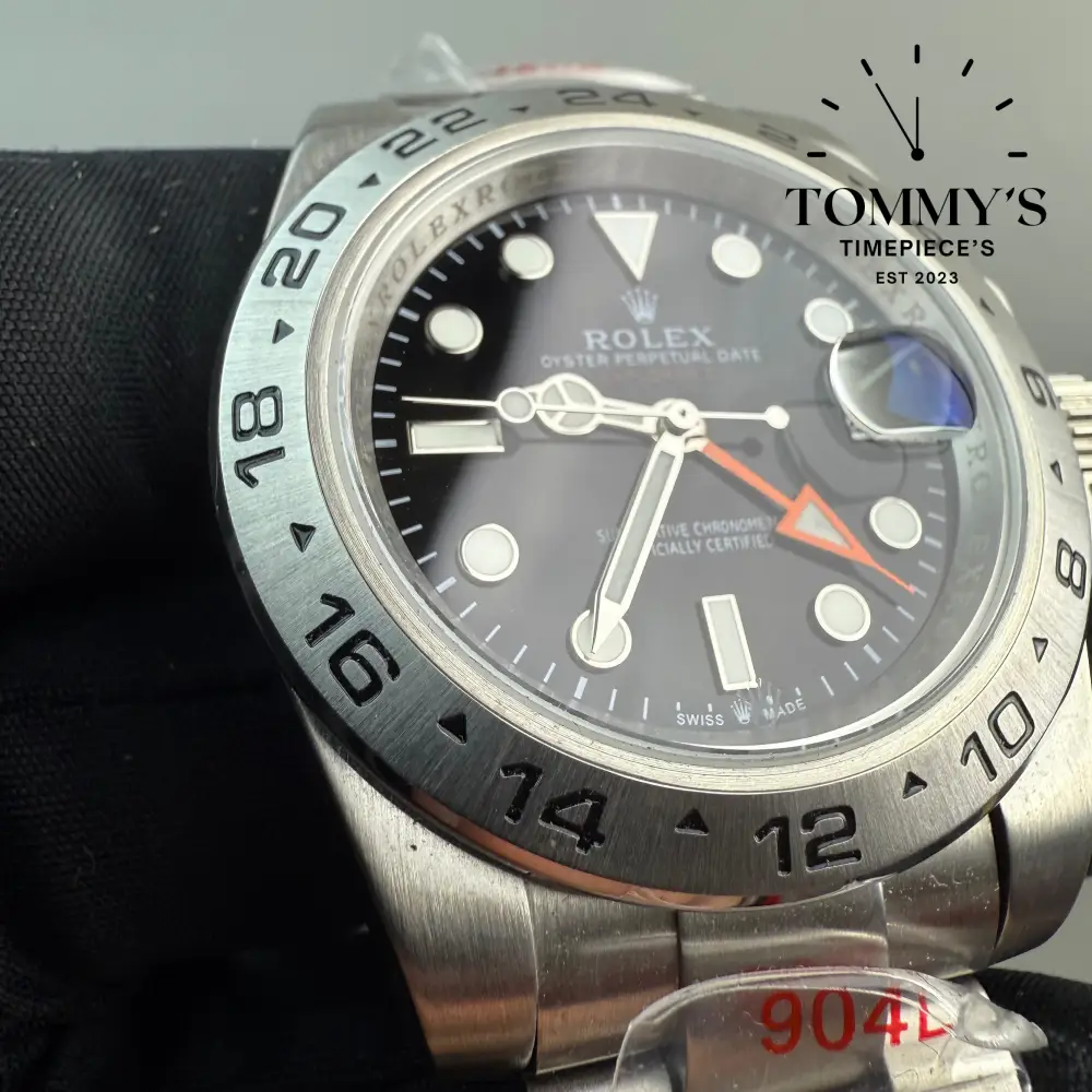 AAA+ Explorer 2, (226570) 42mm Black Dial-Oyster Bracelet (Silver-Colored Bezel) - Image 2
