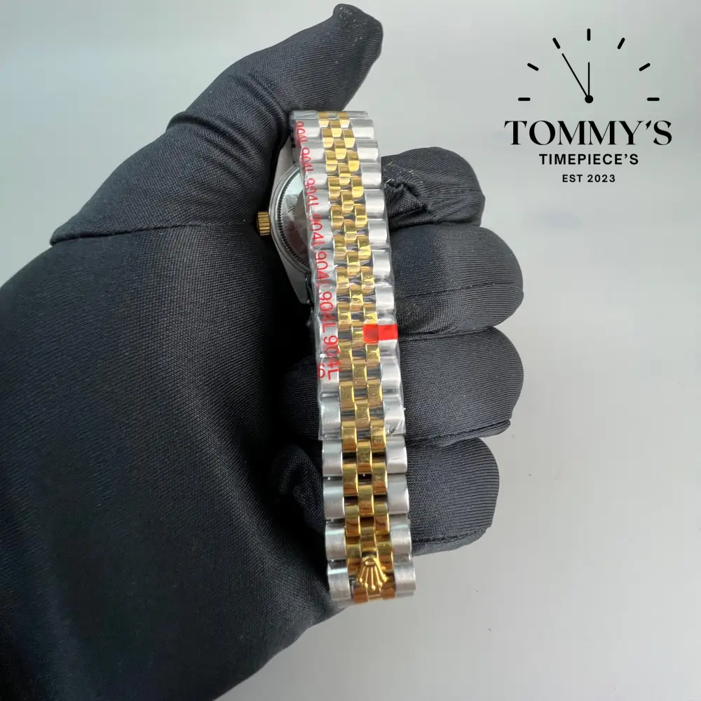 AAA+ Ladies Datejust, (279173) 28mm Yellow Gold Dial-Jubilee Bracelet (Bimetal Fluted Bezel) - Image 4