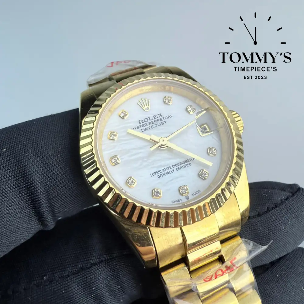 AAA+ Ladies Datejust, (178278) 31mm White Dial-Presidential Bracelet (Fluted Bezel) - Image 2