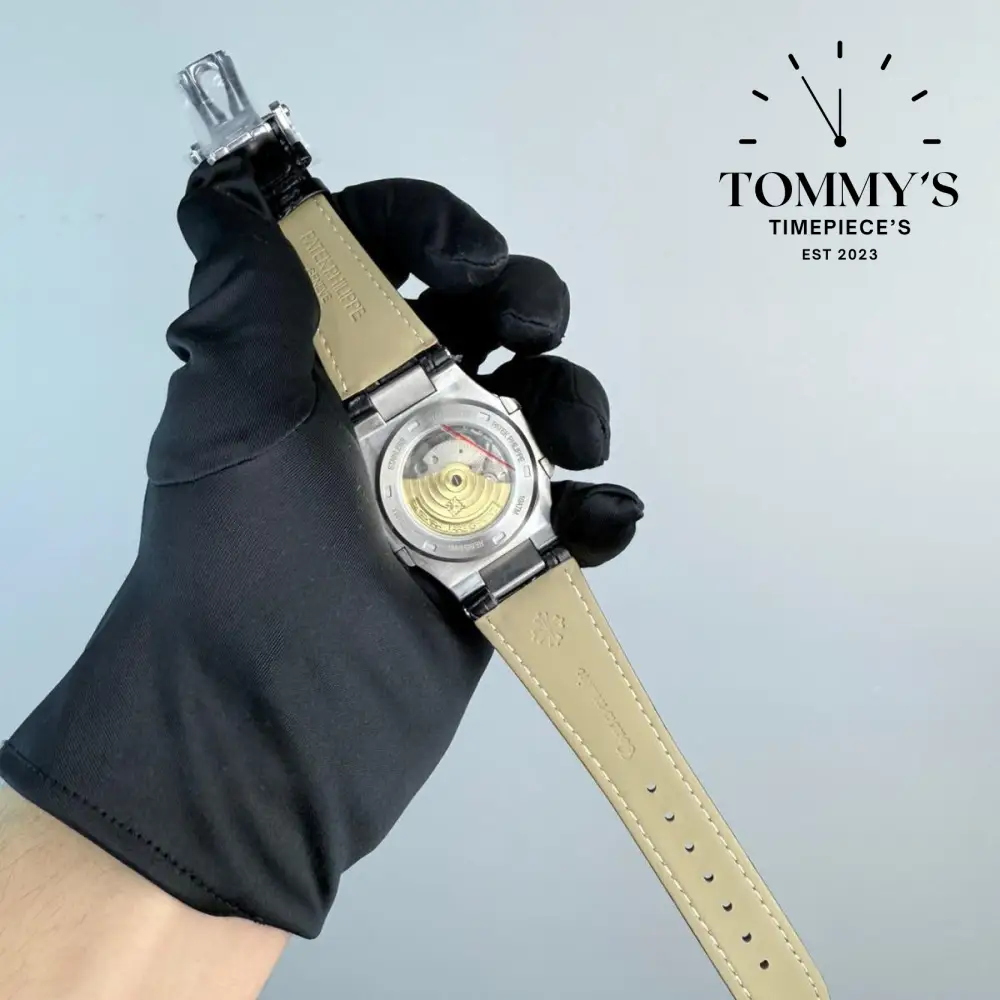 AAA+ Nautilus Black Dial 40mm Leather Strap - Image 3