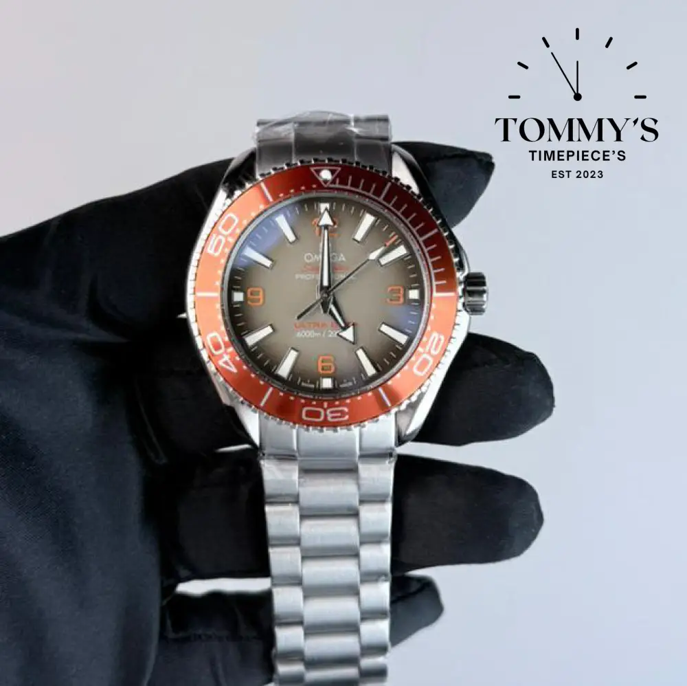 AAA+ Omega Seamaster Planet Ocean 6000M Ultra Deep 45.5mm, Grey Dial - Steel Bracelet