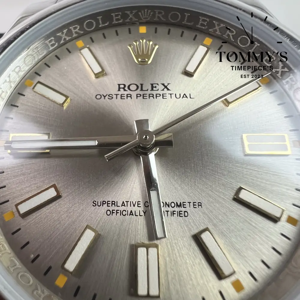AAA+ Oyster Perpetual, (126000) 41mm Grey Dial-Oyster Bracelet (Silver Bezel) - Image 2