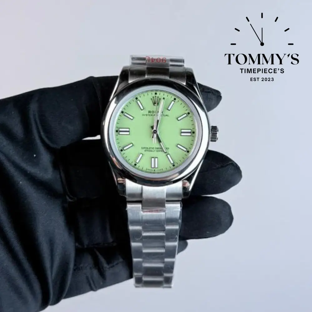 AAA+ Oyster Perpetual (134300) 41mm Pistachio Dial-Oyster Bracelet