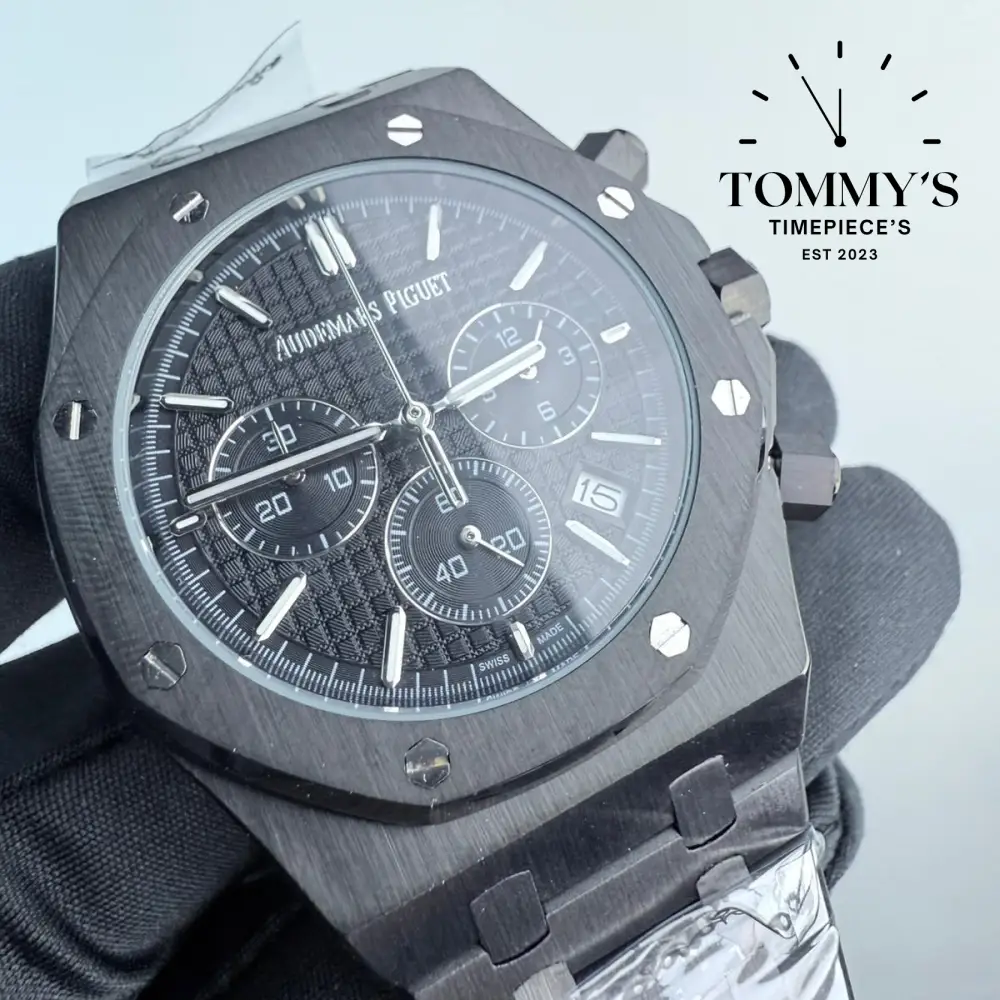 AAA+ Royal Oak, 41mm Black Dial-Stainless Steel Bracelet - Image 2