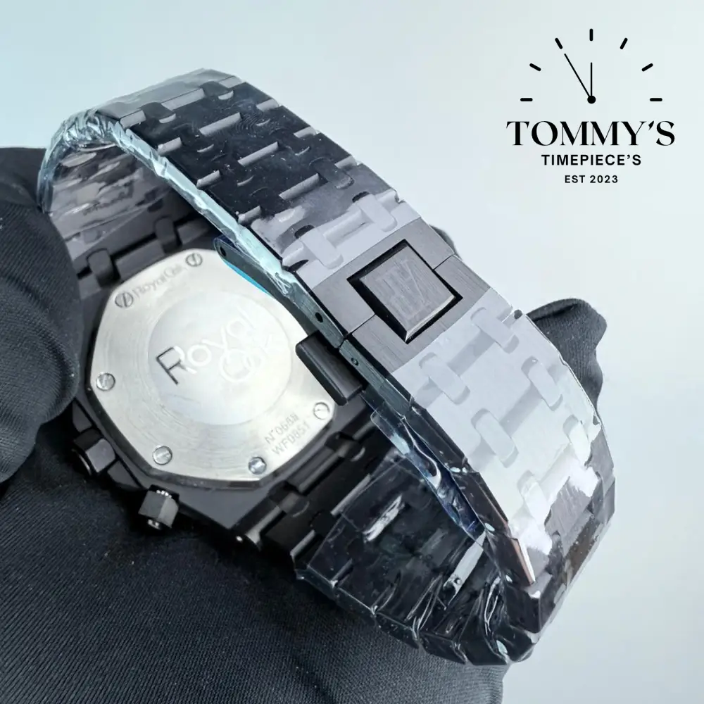 AAA+ Royal Oak, 41mm Black Dial-Stainless Steel Bracelet - Image 3