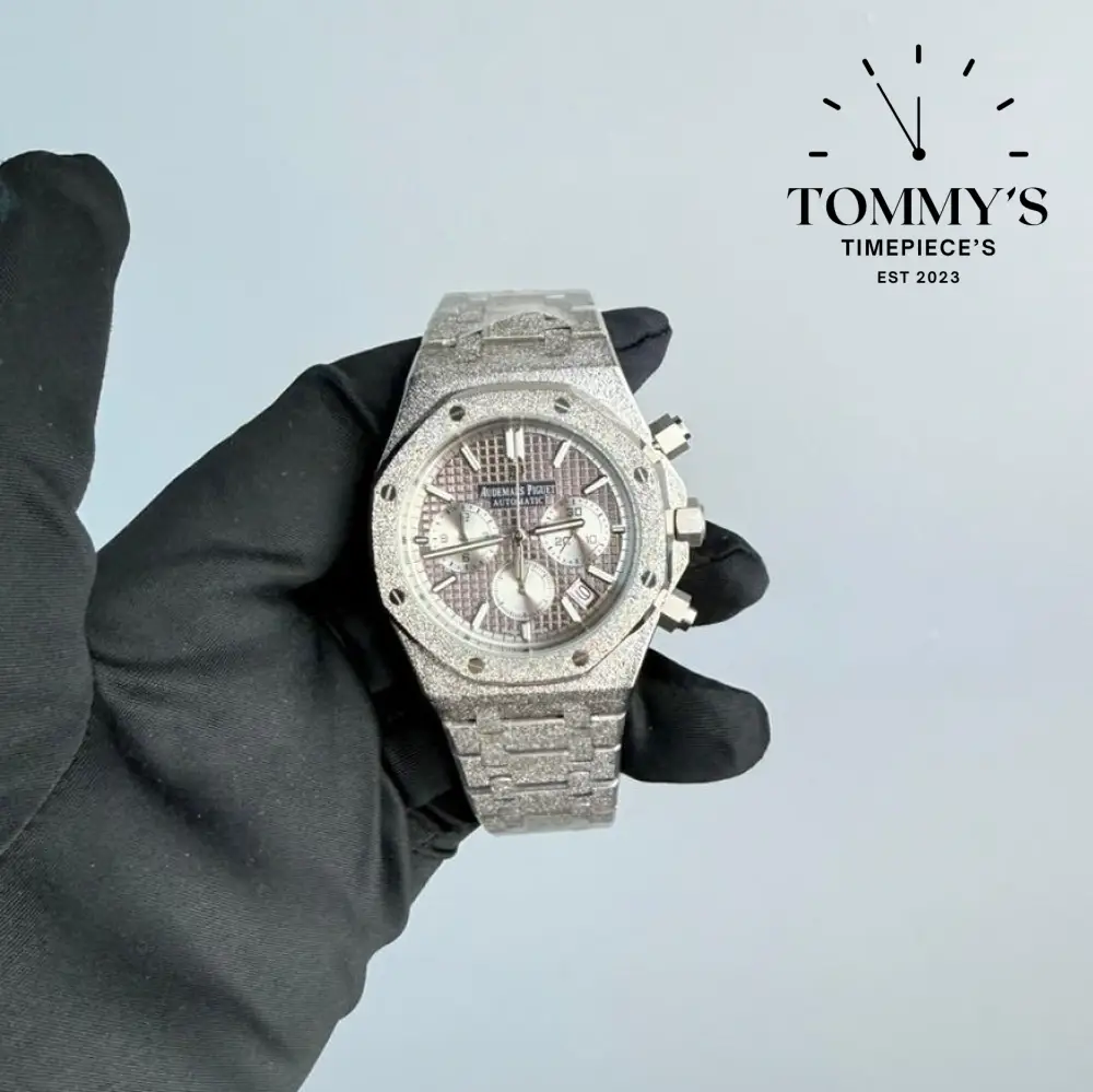 AAA+ Royal Oak Frosted Chronograph, 41mm Champagne Dial