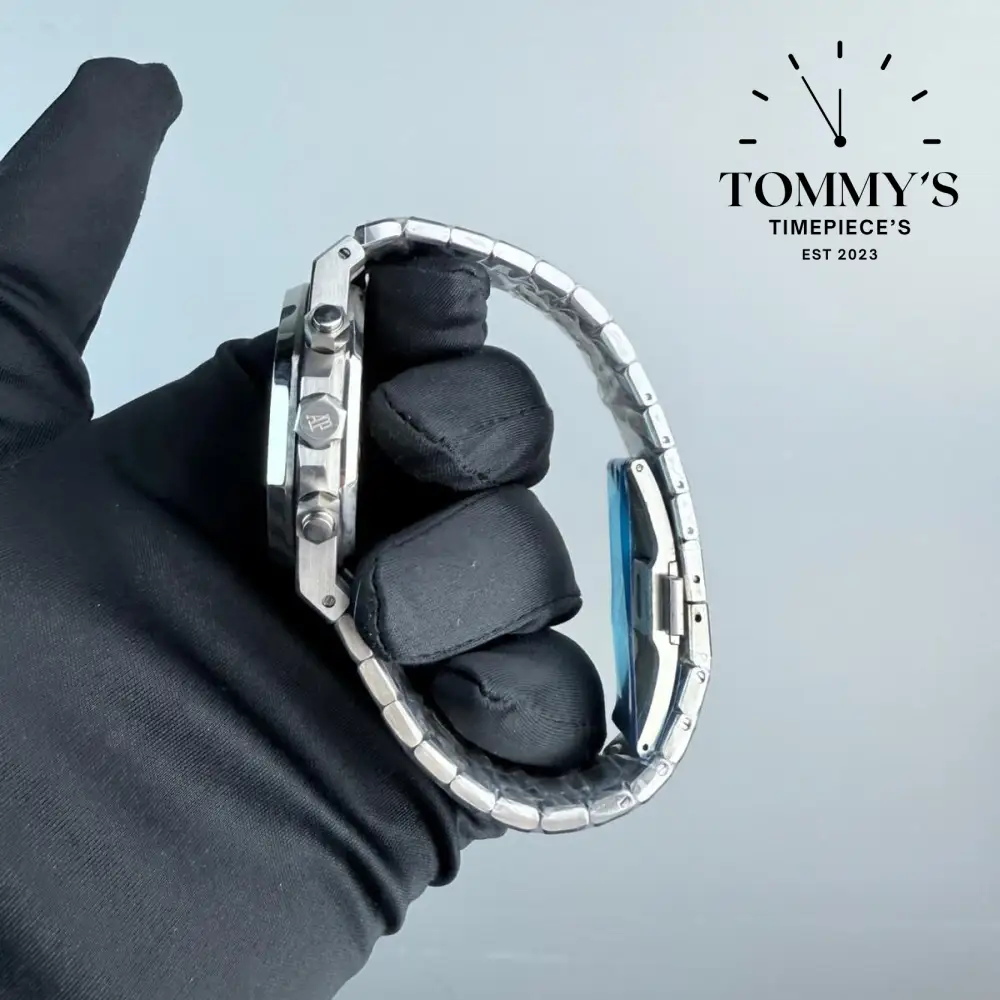AAA+ Royal Oak, 41mm Grey "Grande Tapisserie" Dial-Stainlees Steel Bracelet (Silver Bezel) - Image 3