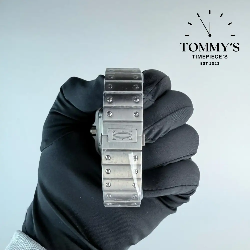 AAA+ Santos (Medium Model), 39.8mm Skeleton Dial-Stainless Steel Bracelet - Image 5
