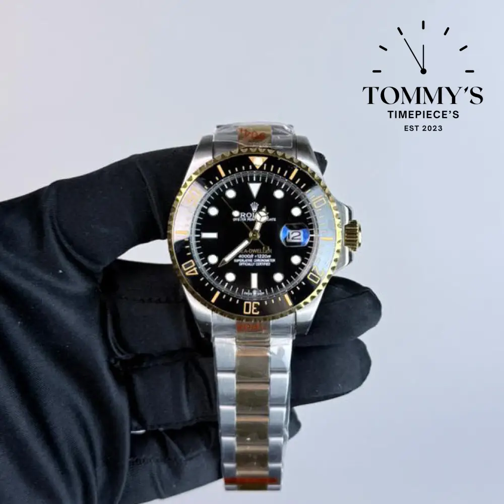 AAA+ Sea-Dweller (126603) 43mm Black Dial-Oyster Bracelet (Black Bezel)