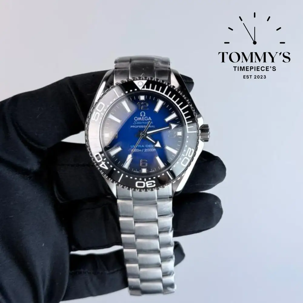 AAA+ Seamaster Planet Ocean 6000m Ultra Deep 45.5mm, Blue Dial - Steel Bracelet