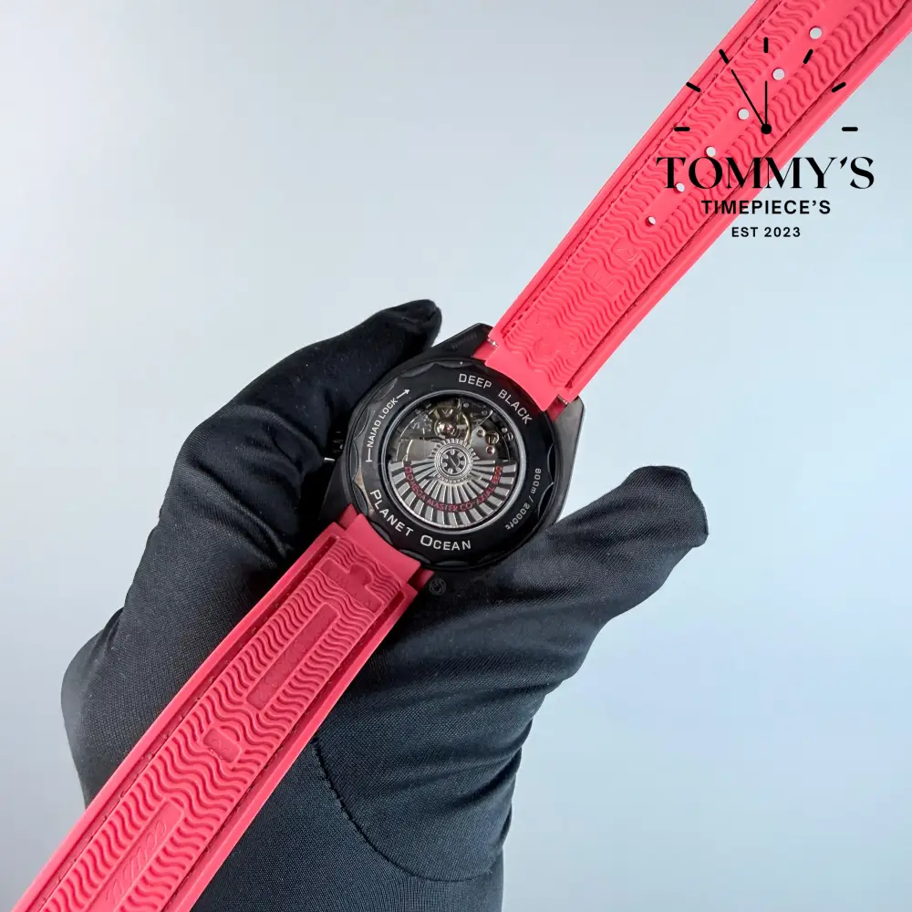 AAA+ Seamaster Planet Ocean 600M GMT "Deep Black", 45.5mm Black Dial - Image 4